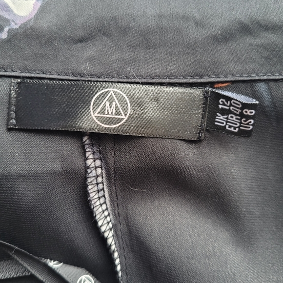 Missguided Floral Print Duster Coat, GUC, Size 8 - Picture 10 of 13